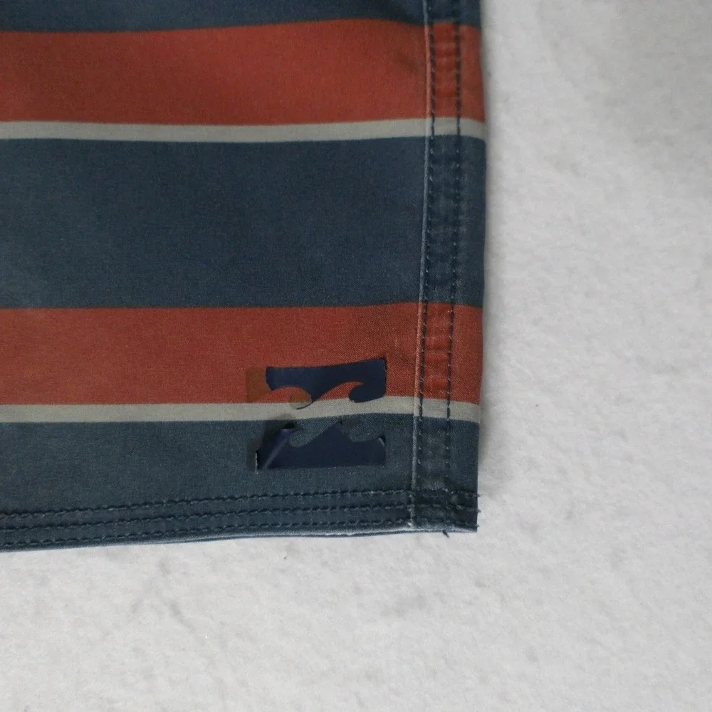 Billabong Mens Board Shorts 31 Blue Orange Platinum X Sundays Surf Beach‎ Skate